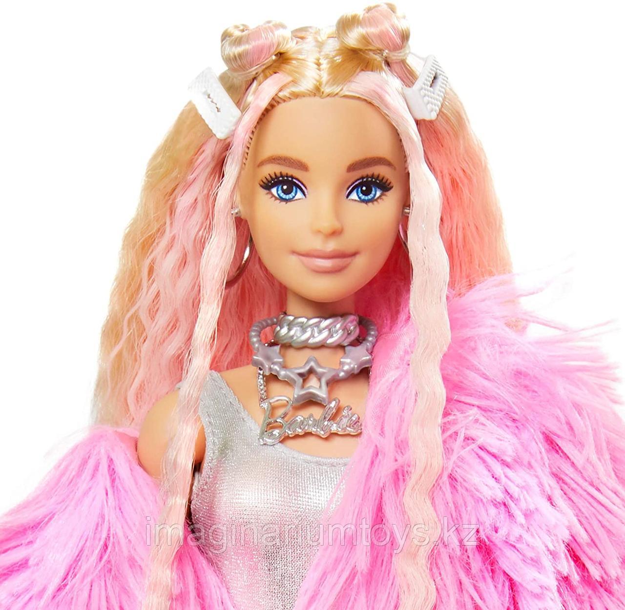 Кукла Barbie Extra блондинка в розовой куртке - фото 6 - id-p88981117