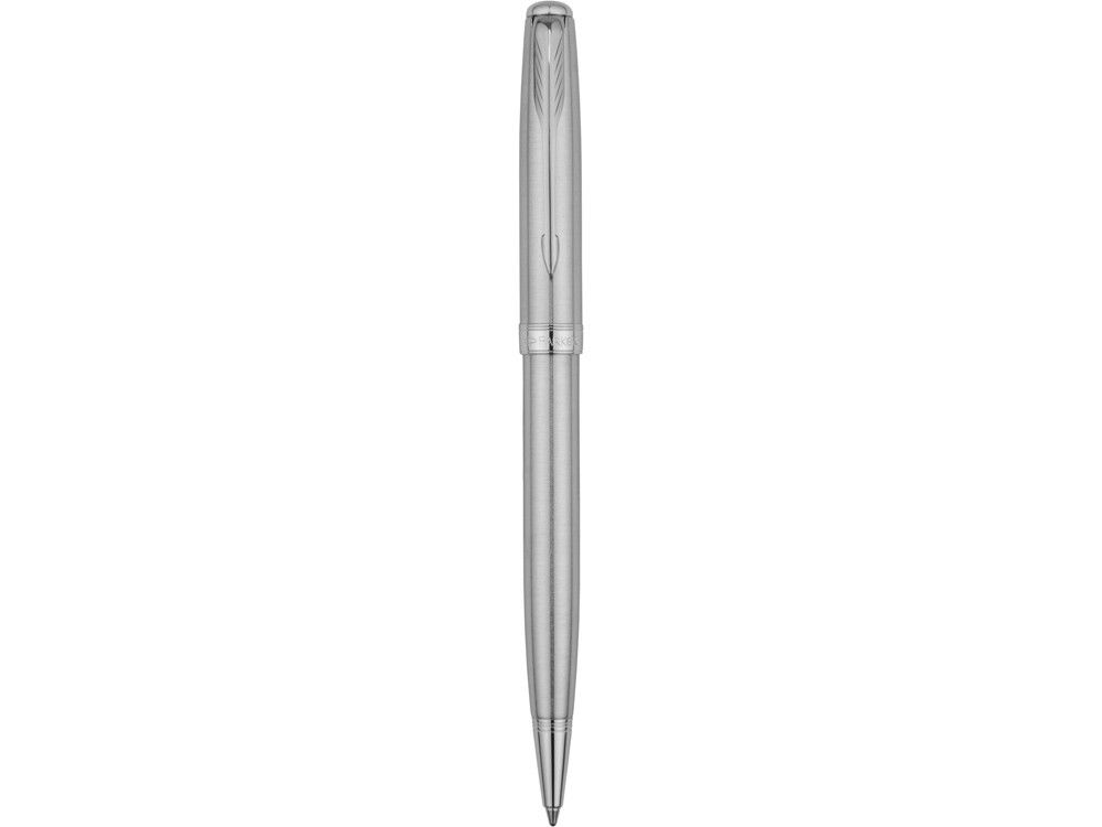 Ручка шариковая Parker модель Sonnet Stainless Steel СT в футляре - фото 2 - id-p88981592