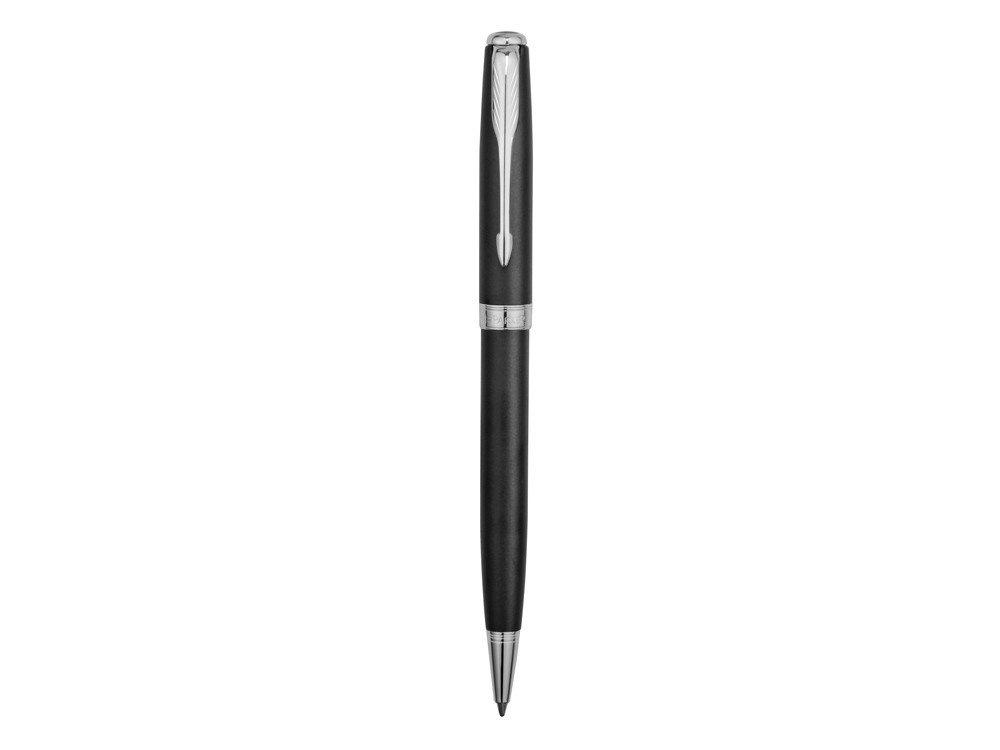 Ручка шариковая Parker модель Sonnet Matte Black СT в футляре - фото 2 - id-p88981609