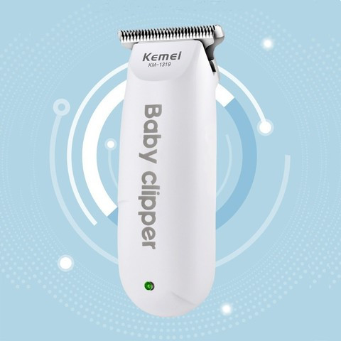 Машинка для стрижки младенцев и детей портативная беспроводная Kemei Baby Clipper с 3 насадками - фото 5 - id-p88981705