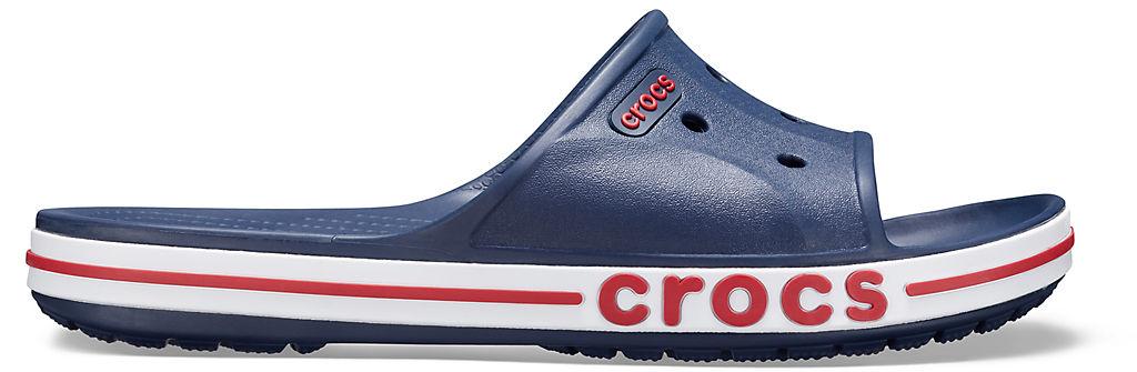 Сабо крокс Crocs Bayaband slide шлепанцы (слайды) темно-синие - фото 2 - id-p88989596