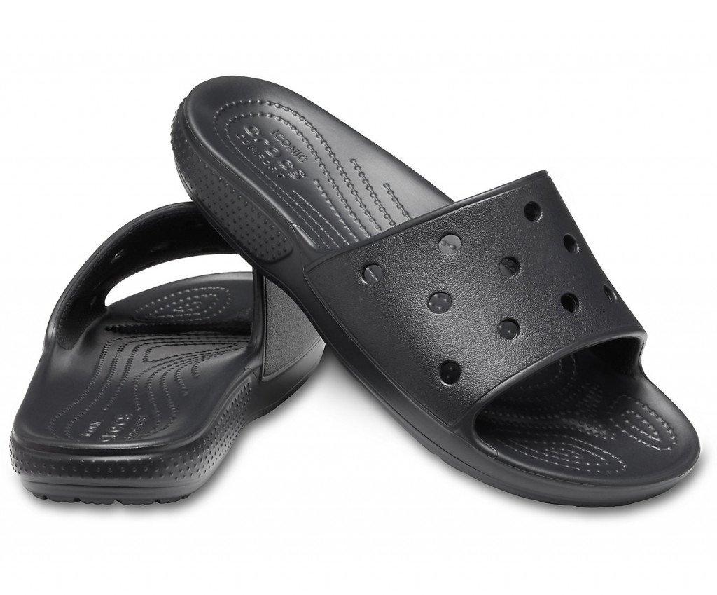 Сабо крокс Crocs Classic slide шлепанцы (слайды) черные - фото 3 - id-p88989628