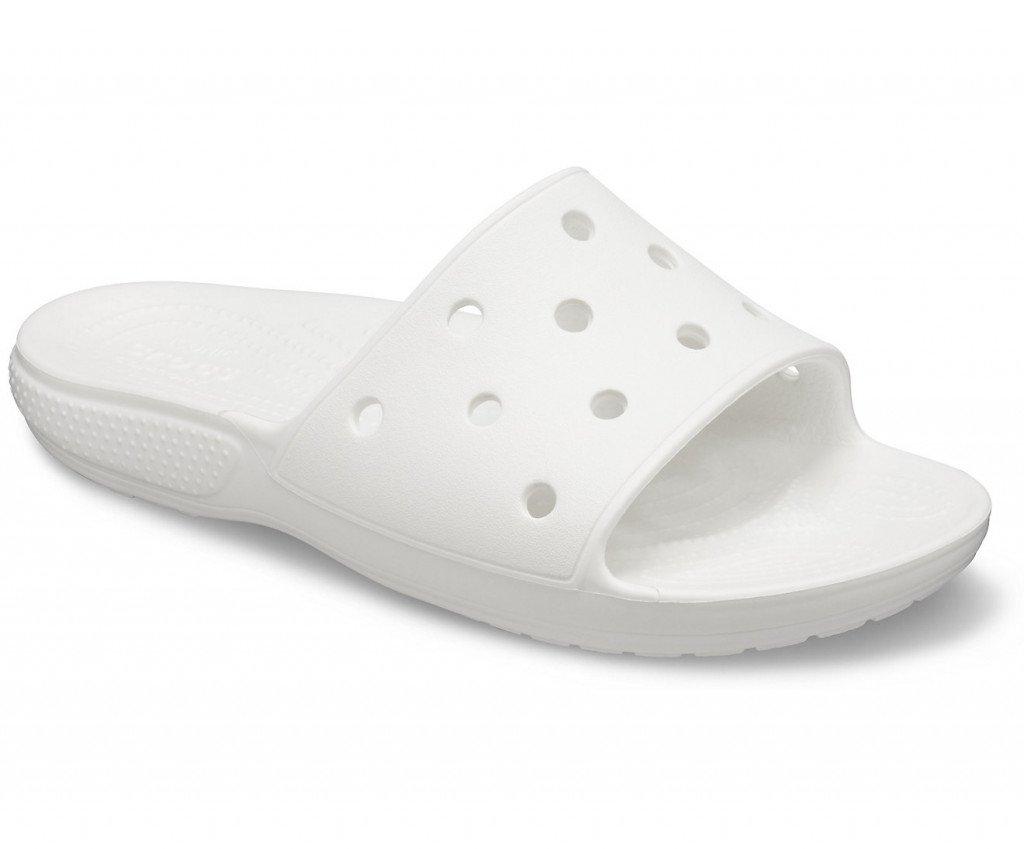 Сабо крокс Crocs Classic slide шлепанцы (слайды) белые