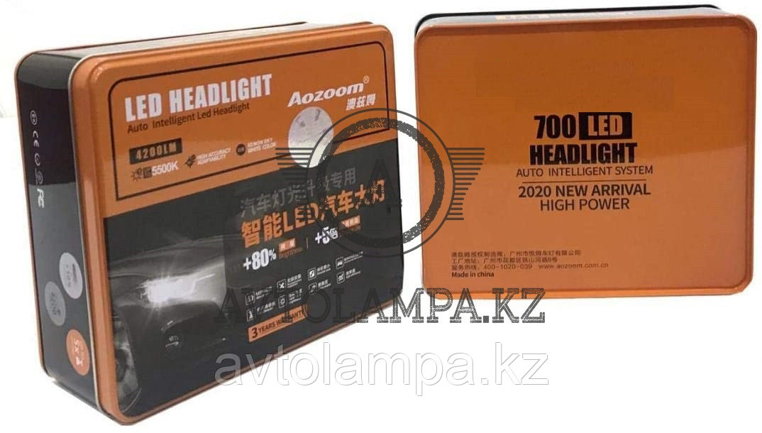 Aozoom Led Headlight 2020 4200LM 5500K HB3(комплект) - фото 2 - id-p88991508