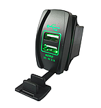 Автомобильное USB зарядное устройство в виде авто кнопки, фото 2