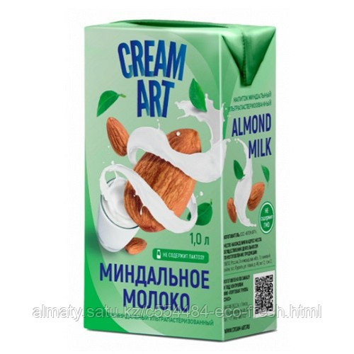 Creamart миндальное молоко, 1л