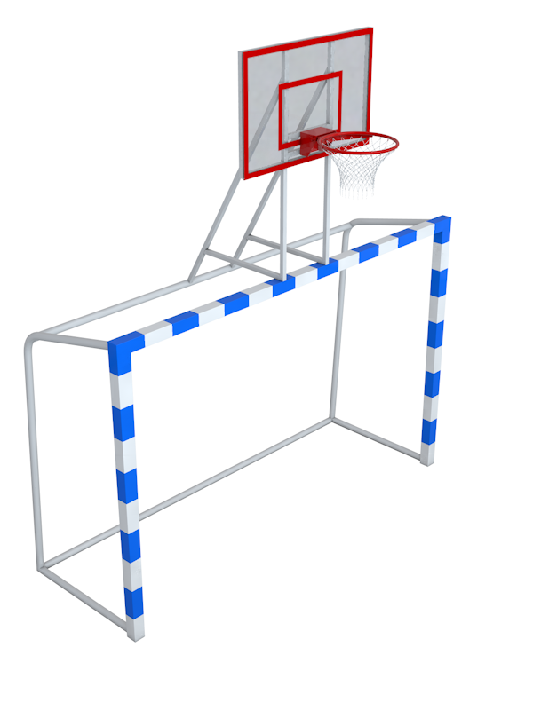 Ворота с баскетбольным щитом из оргстекла - фото 3 - id-p88991682