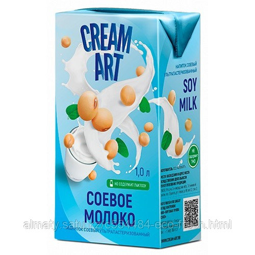 Creamart соевое молоко, 1 л