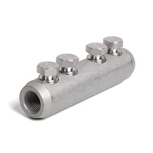 Соединитель болтовой 4СБП-150/240 с рядным расположением болтов для кабелей с изоляцией из сшитого полиэтилена