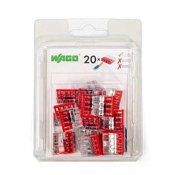 Мини-упаковка клемм «Wago» в блистерах (без контактной пасты) 2273-204/996-02