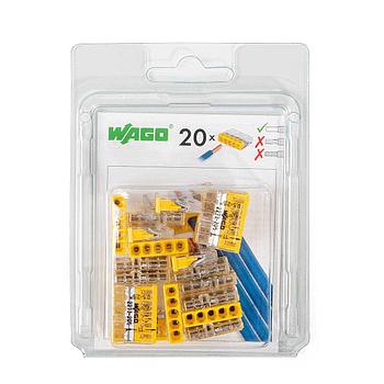 Мини-упаковка клемм «Wago» в блистерах (без контактной пасты) 2273-205/996-020