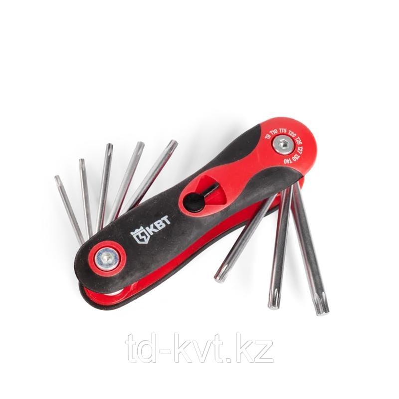 Набор раскладных ключей TORX в рукоятке НТК-Т-08 - фото 1 - id-p88992716