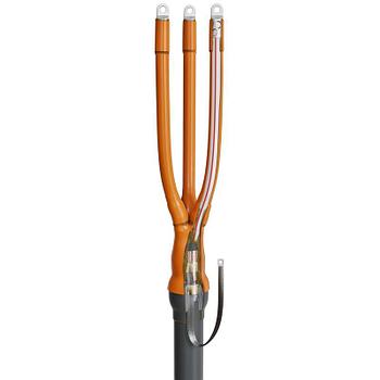 Концевая кабельная муфта для кабелей с пластмассовой изоляцией до 6 кВ 3ПКТп-6-150/240