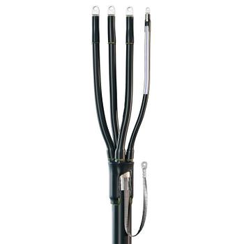 Концевая кабельная муфта для кабелей с пластмассовой изоляцией с нулевой жилой уменьшенного сечения до 1кВ