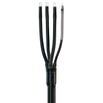Концевая кабельная муфта для кабелей с резиновой изоляцией с нулевой жилой уменьшенного сечения до 1кВ