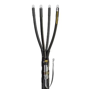 Концевая кабельная муфта для кабелей с бумажной или пластмассовой изоляцией до 1кВ 4КВНТп-1-70/120