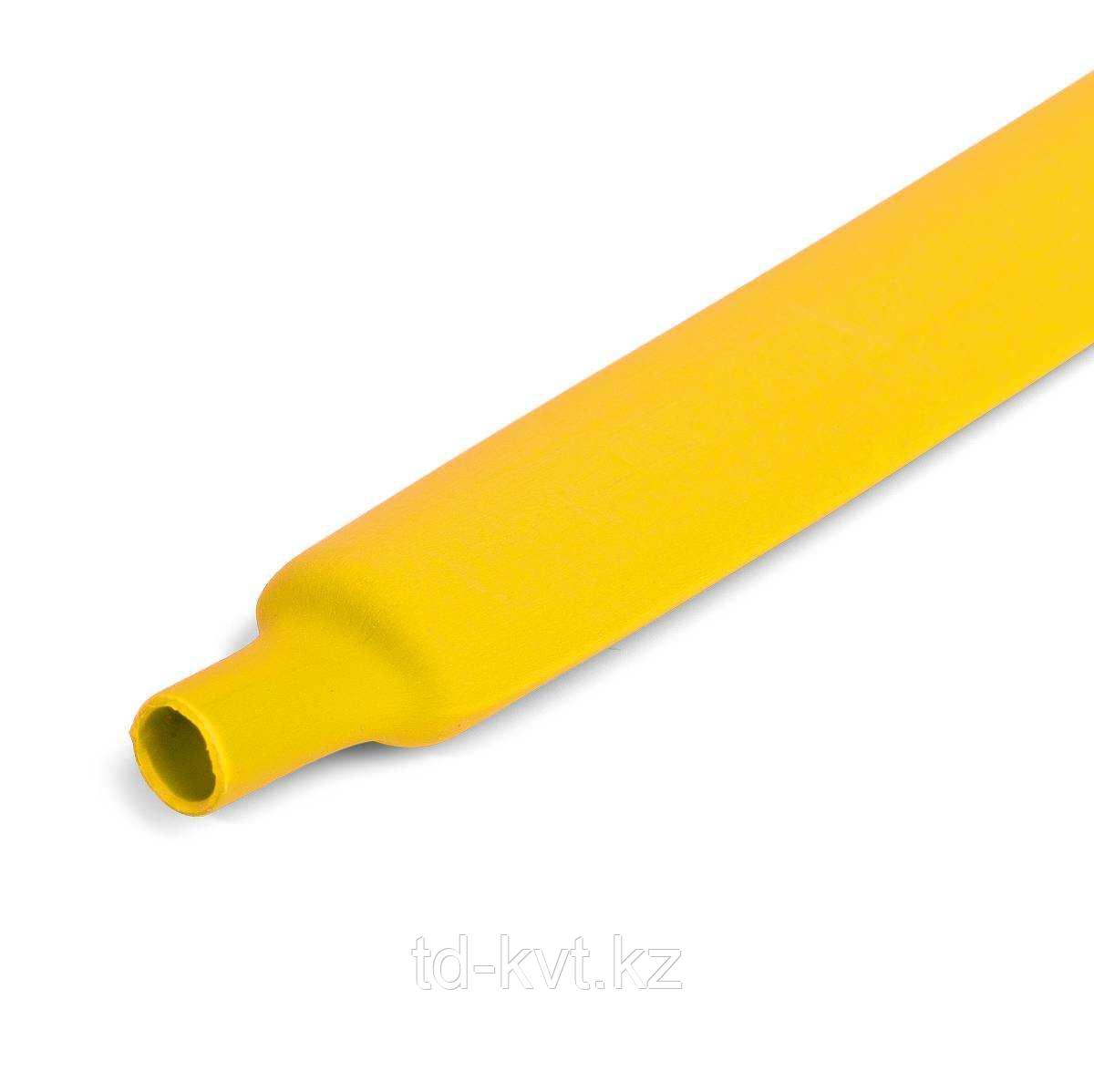Цветная термоусадочная трубка с коэффициентом усадки 2:1 ТУТ (HF)-10/5, желт