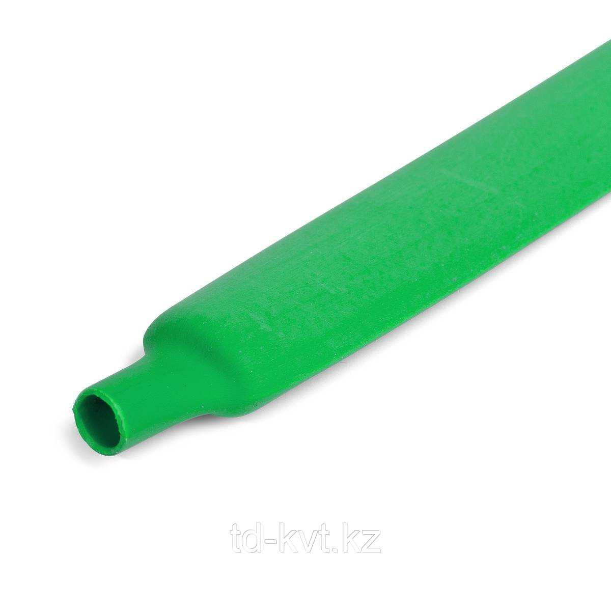 Цветная термоусадочная трубка с коэффициентом усадки 2:1 ТУТ (HF)-12/6, зел