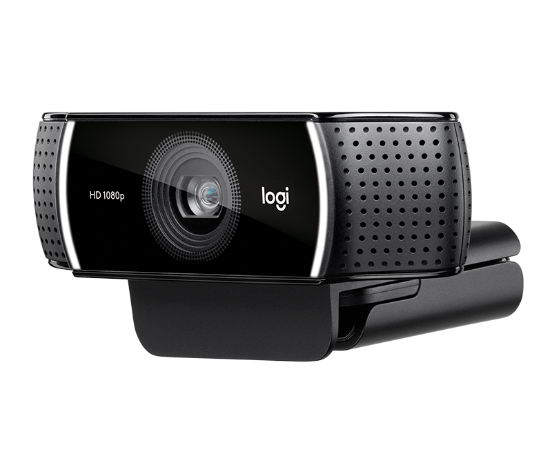 Logitech 960-001088 Веб-камера HD Pro C922 Pro Stream Full HD 1080p/30fps, 720p/60fps, автофокус