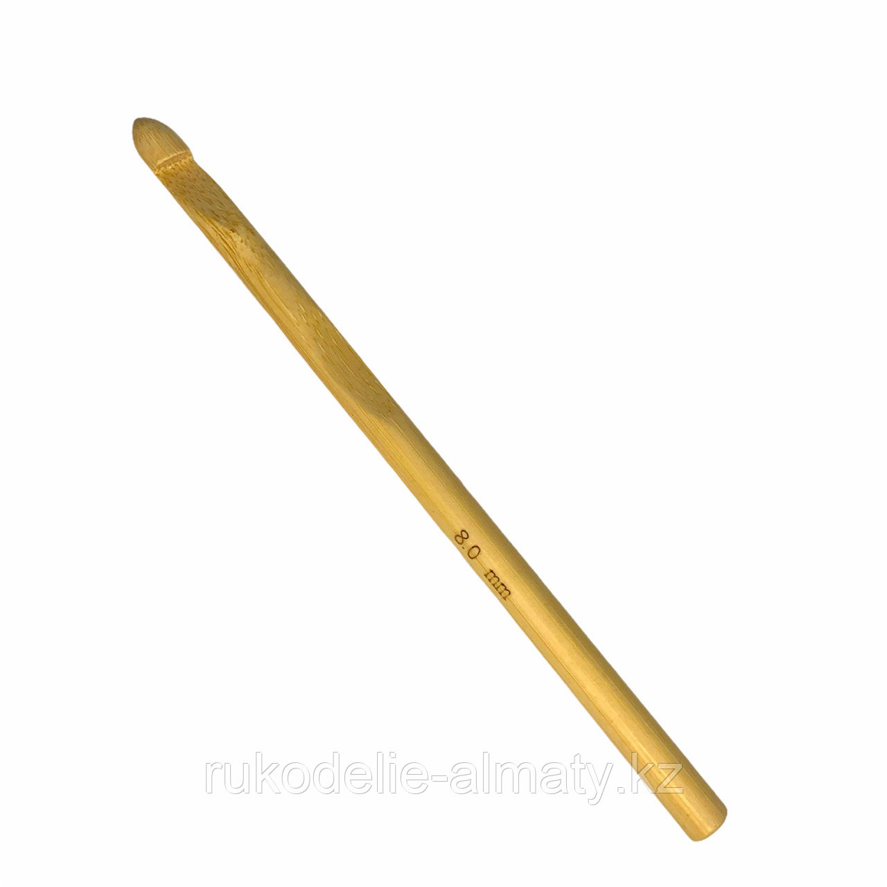 Крючок для вязания бамбуковый 8
