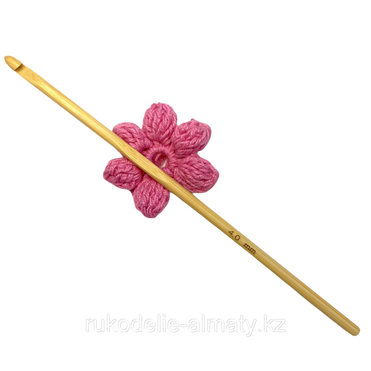 Крючок для вязания бамбуковый 4
