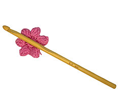 Крючок для вязания бамбуковый 6