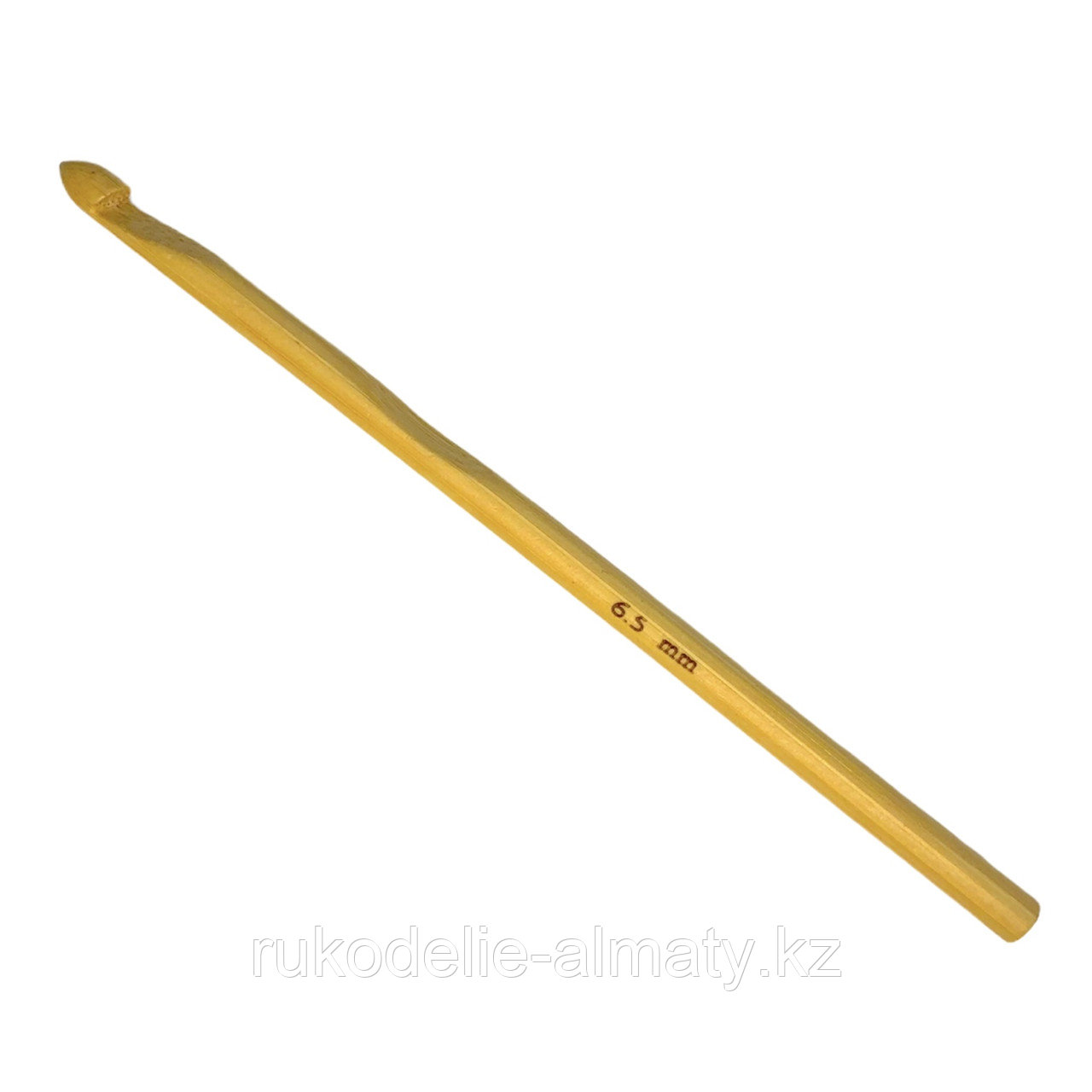 Крючок для вязания бамбуковый 6.5