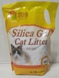 Clumping SILICA GEL cat litter , 3,8 L with 1,5 kg Наполнитель Гелевый комкующийся