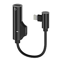 Адаптер аудио Olmio Dual Lightning черный TAK25282 Адаптер аудио Olmio Dual Lightning черный