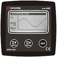 Анализатор сети Datakom DKM-409-S 96х96 мм, 2.9 LCD, 31 гармоника, DC