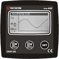 Анализатор сети Datakom DKM-409-T 96x96 мм, 2.9 LCD, RS485, USB/Device, 2-входа, 2-выхода, 49 гармоник, AC