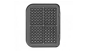 Панель сменная для гриля Redmond RGP-03 венские вафли, черный