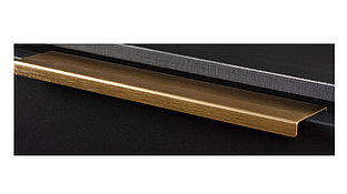 Ручка профиль L.200мм, отделка под золото шлифованное