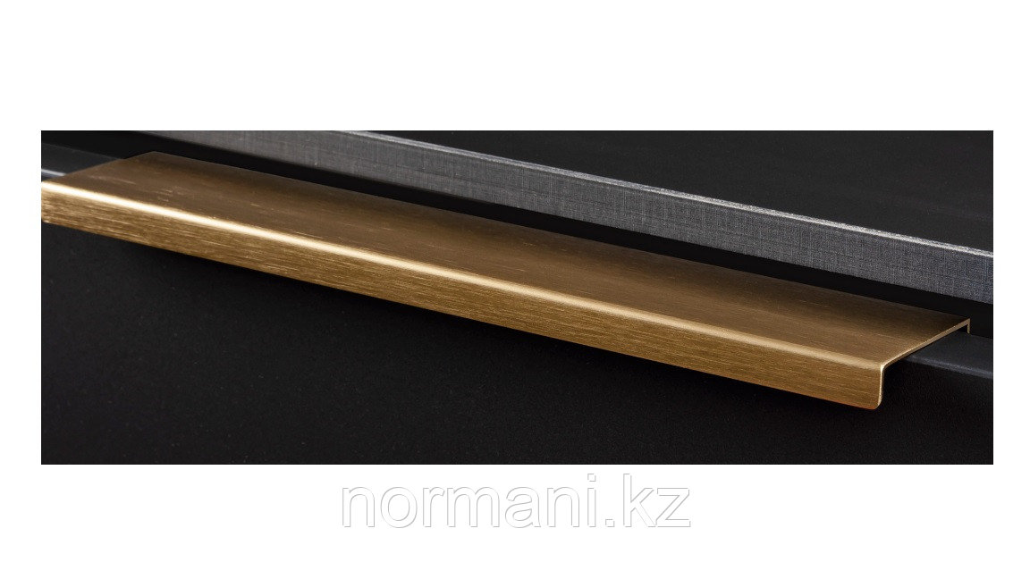 Ручка профиль L.200мм, отделка под золото шлифованное, фото 1