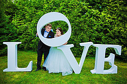 Объемные буквы из ПВХ LOVE