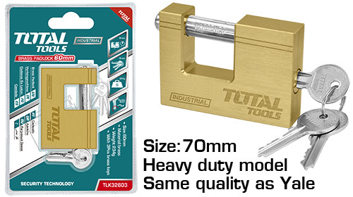 Замок навесной 70мм TOTAL арт.TLK32703