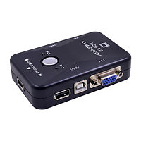 Свитч KVM Switch 2 port USB 2.0, 1920*1440, 250MHz