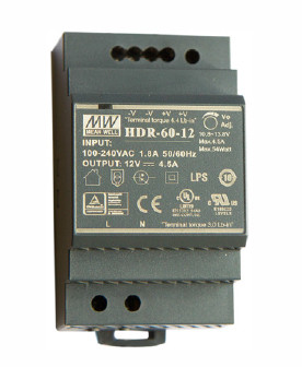 HDR-60-12 - источник питания для модульной станции - фото 1 - id-p89022601