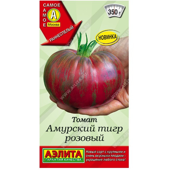 Семена томатов Аэлита "Амурский тигр розовый".