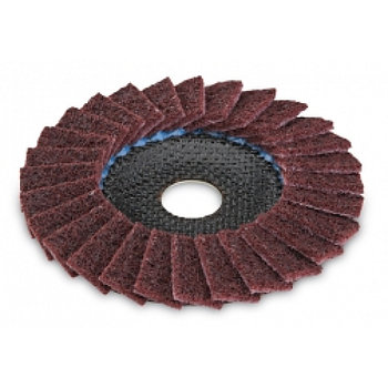 Шлифовальный лепестковый диск FLEX SC-VL из нетканого полотна для металла и нержавеющей стали, выпуклый