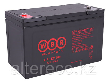 Аккумулятор WBR GPL121200 (12В, 120Ач), фото 2