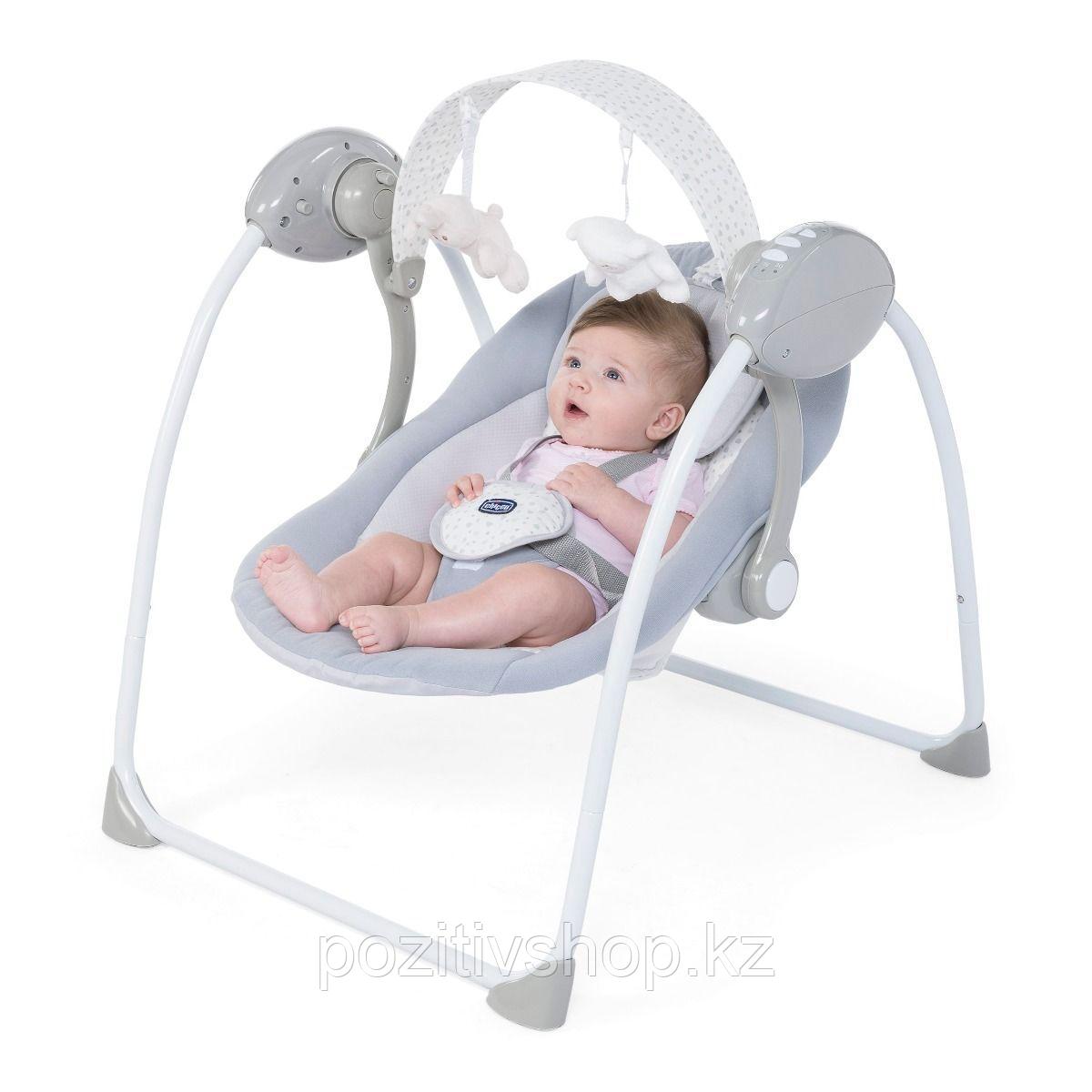 Кресло-качалка Chicco Relax & Play Cool Grey - фото 1 - id-p89058716