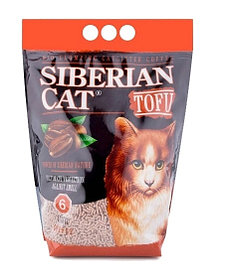 Сибирская Кошка Тофу Кофе наполнитель комкующий 12 литров