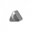 Медицинские серьги серебряные треугольной формы Caflon, фото 2