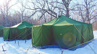 Брезентовая палатка, утепленный 5*5
