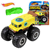 Машинка Hot Wheels Monster Trucks. Хот вилс Монстр-трак. Sponge Bob Squarepants.