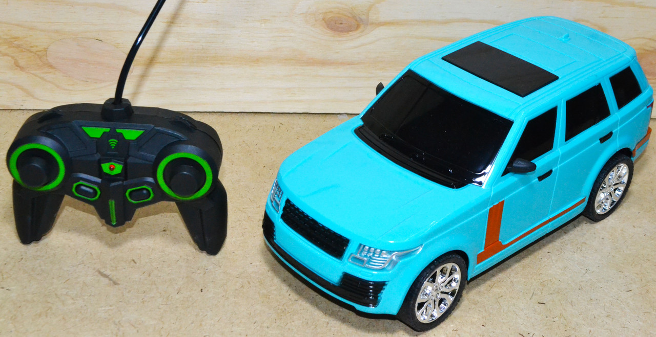 SH558 Racer Ренджровер на р/у голубой 4функции 35*12см