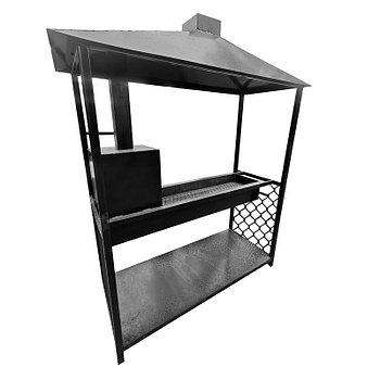 Мангал большой с нижней полочкой