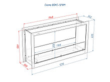 Встроенный биокамин Lux Fire Сквозной 1210 М, фото 3