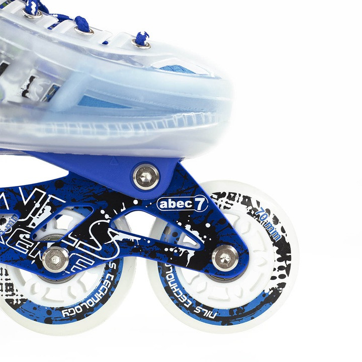 Роликовые коньки MIQI SKY набор (синие-размер 29-33) S - фото 6 - id-p89082874